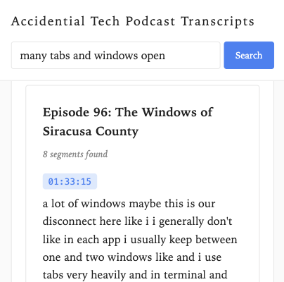 Podcast Search